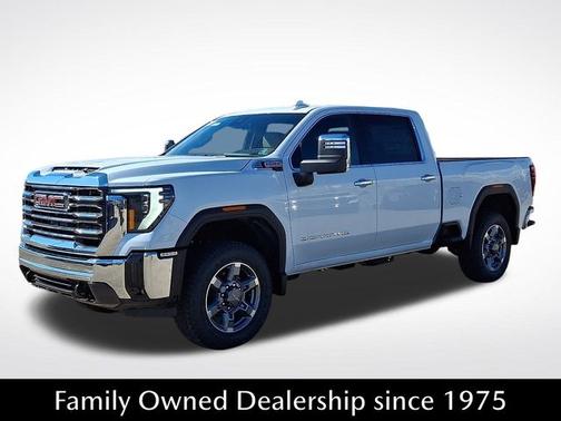 Glacier White Tricoat 2026 GMC Sierra 2500 SLT