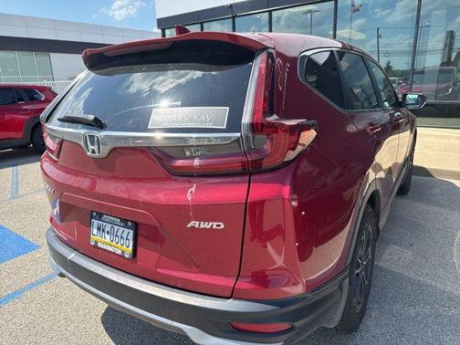 Radiant Red Metallic 2021 Honda CR-V AWD EX