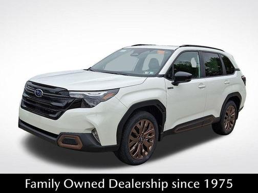 Crystal White Pearl 2026 Subaru Forester Hybrid Sport