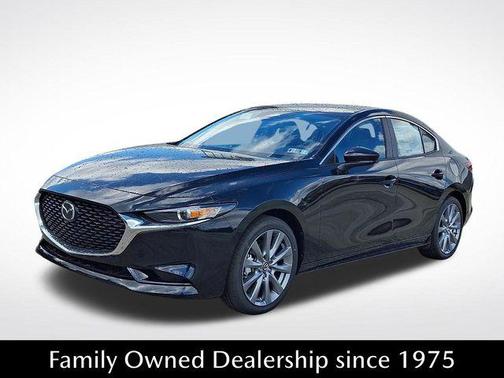 Jet Black Mica 2026 Mazda Mazda3 FWD w/Preferred Package