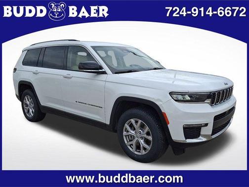 Bright White Clearcoat 2021 Jeep Grand Cherokee L Limited