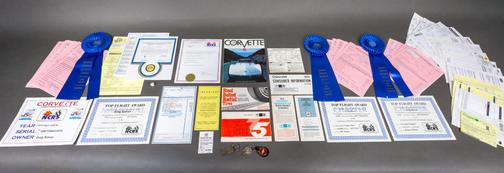 Bright Blue Metallic 1975 Chevrolet Corvette Base