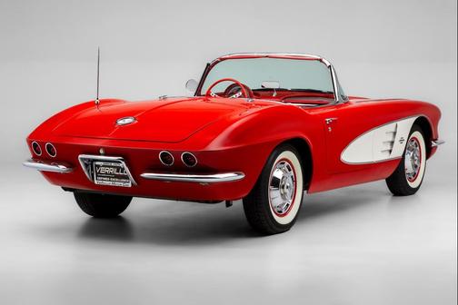 Red 1961 Chevrolet Corvette Convertible