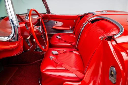 Red 1961 Chevrolet Corvette Convertible