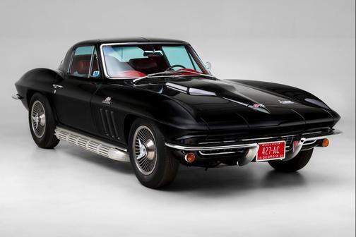 Tuxedo Black 1966 Chevrolet Corvette Base