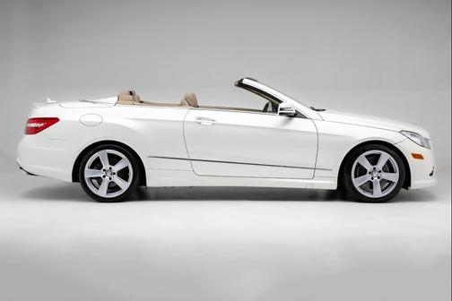 White 2011 Mercedes-Benz E-Class Convertible