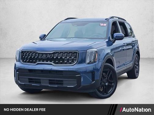 Midnight Lake Blue 2025 Kia Telluride EX X-Line