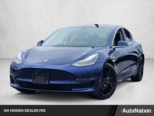 Deep Blue Metallic 2018 Tesla Model 3 Long Range