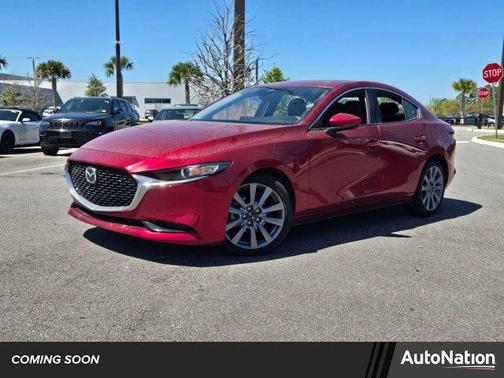 Soul Red Crystal Metallic 2025 Mazda Mazda3 FWD w/Preferred Package