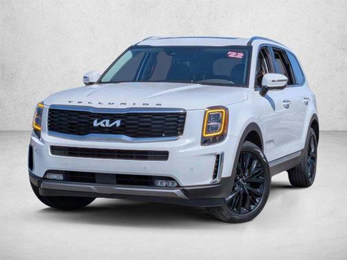 Glacial White Pearl 2022 Kia Telluride SX