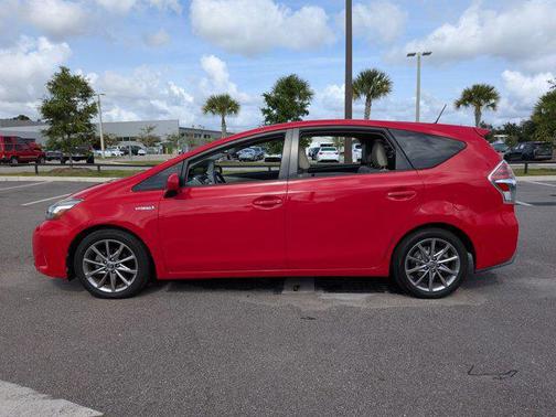 Absolutely Red 2016 Toyota Prius v Five