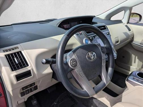 Absolutely Red 2016 Toyota Prius v Five
