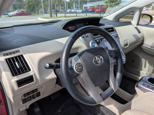 Absolutely Red 2016 Toyota Prius v Five