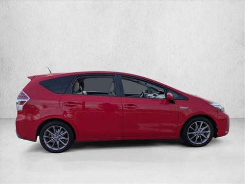 Absolutely Red 2016 Toyota Prius v Five