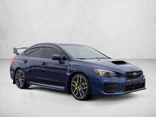 Lapis Blue Pearl 2020 Subaru WRX STI Limited w/Wing