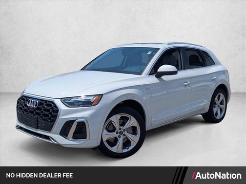 Glacier White Metallic 2022 Audi Q5 45 S line Premium Plus