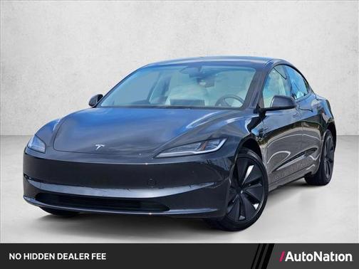 Stealth Grey 2025 Tesla Model 3 Long Range