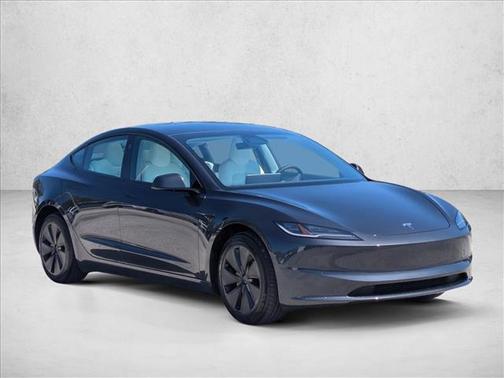 Stealth Grey 2025 Tesla Model 3 Long Range