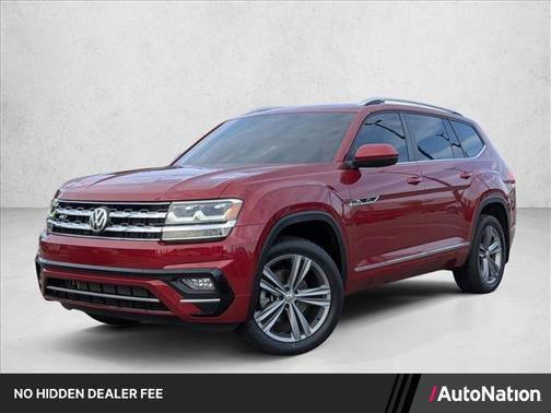 Fortana Red Metallic 2019 Volkswagen Atlas 3.6L SE w/Technology