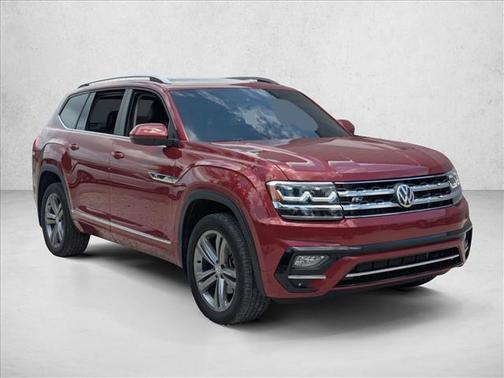 Fortana Red Metallic 2019 Volkswagen Atlas 3.6L SE w/Technology