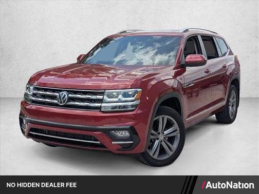 Fortana Red Metallic 2019 Volkswagen Atlas 3.6L SE w/Technology