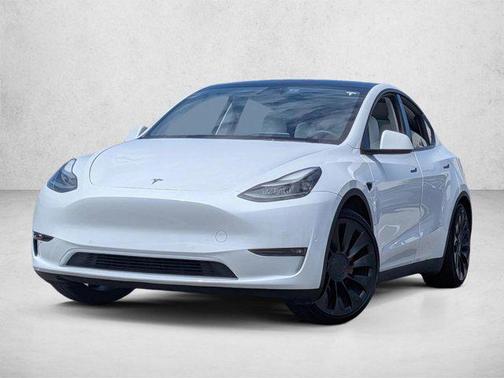 Pearl White Multi-Coat 2022 Tesla Model Y Performance Dual Motor All-Wheel Drive