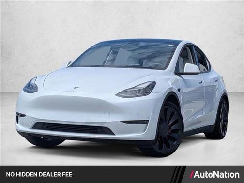 Pearl White Multi-Coat 2022 Tesla Model Y Performance Dual Motor All-Wheel Drive