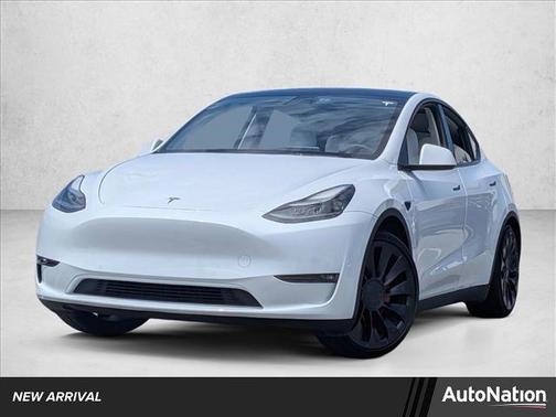 Pearl White Multi-Coat 2022 Tesla Model Y Performance Dual Motor All-Wheel Drive