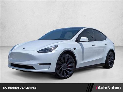 Pearl White Multi-Coat 2024 Tesla Model Y Performance Dual Motor All-Wheel Drive