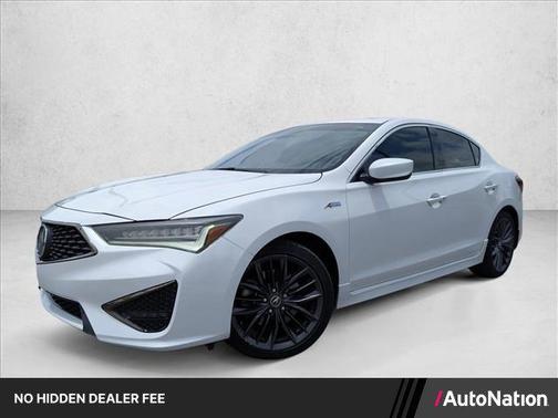 Platinum White Pearl 2019 Acura ILX Premium & A-SPEC Packages