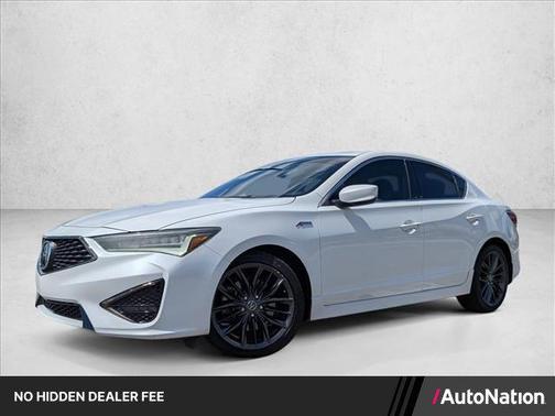 Platinum White Pearl 2019 Acura ILX Premium & A-SPEC Packages