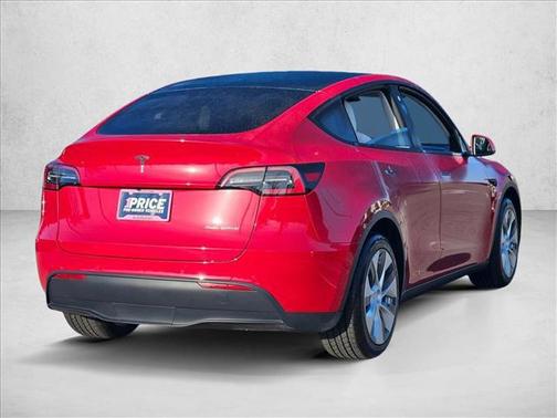 Red Multi-Coat 2022 Tesla Model Y Long Range Dual Motor All-Wheel Drive
