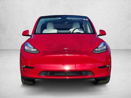 Red Multi-Coat 2022 Tesla Model Y Long Range Dual Motor All-Wheel Drive