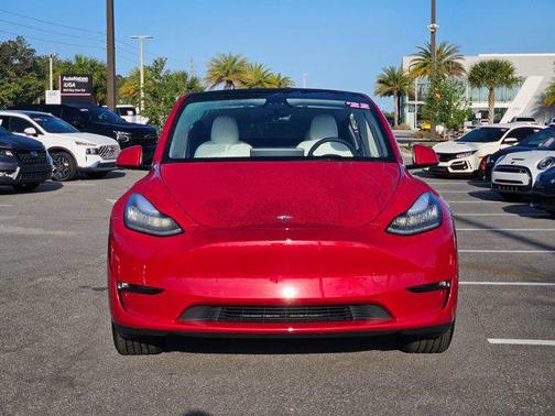 Red Multi-Coat 2022 Tesla Model Y Long Range Dual Motor All-Wheel Drive