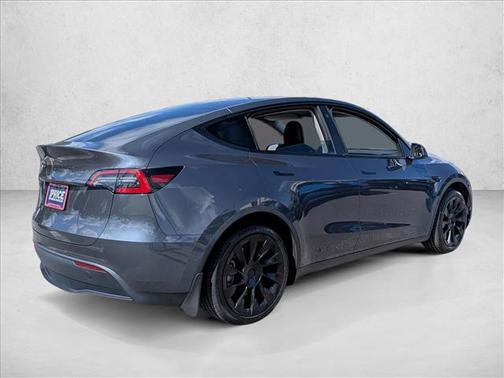 Silver/Gray 2021 Tesla Model Y Standard Range Rear-Wheel Drive