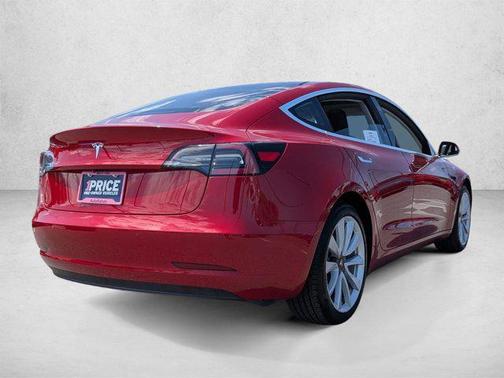 Red Multi-Coat 2018 Tesla Model 3 Long Range