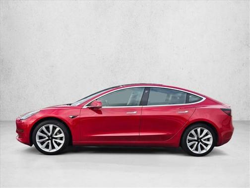 Red Multi-Coat 2018 Tesla Model 3 Long Range