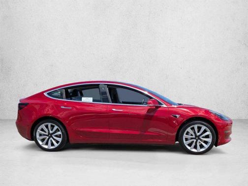 Red Multi-Coat 2018 Tesla Model 3 Long Range
