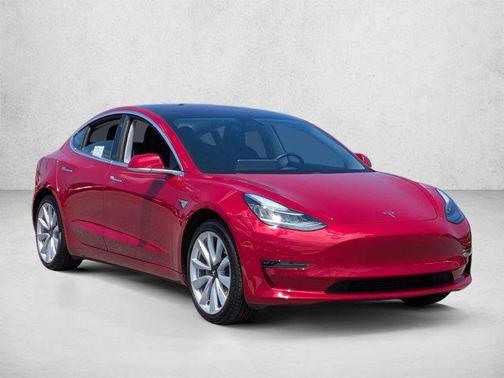 Red Multi-Coat 2018 Tesla Model 3 Long Range