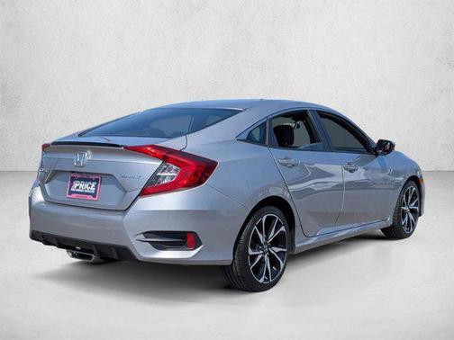 Lunar Silver Metallic 2020 Honda Civic Sport