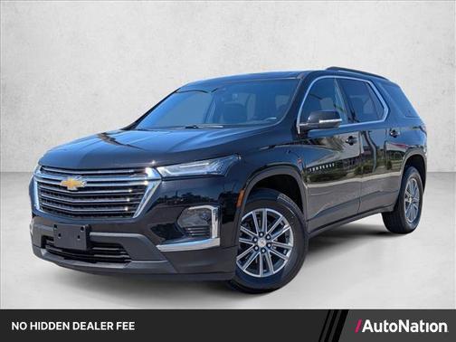 Mosaic Black Metallic 2023 Chevrolet Traverse LT Cloth