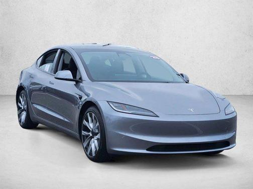 Stealth Grey 2025 Tesla Model 3 Long Range