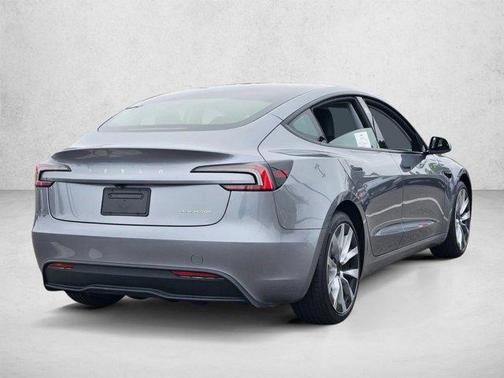 Stealth Grey 2025 Tesla Model 3 Long Range