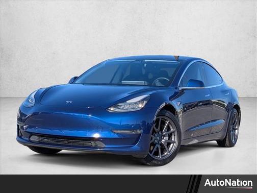 Deep Blue Metallic 2020 Tesla Model 3 Long Range