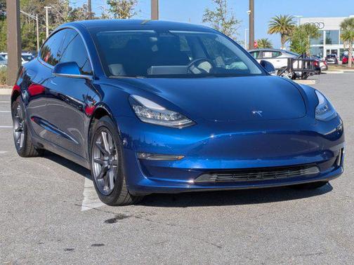 Deep Blue Metallic 2020 Tesla Model 3 Long Range