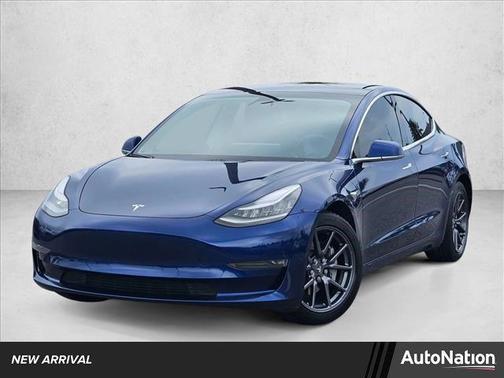 Deep Blue Metallic 2020 Tesla Model 3 Long Range