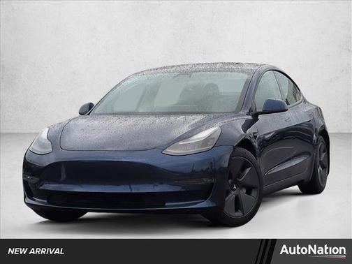 Deep Blue Metallic 2021 Tesla Model 3 Long Range