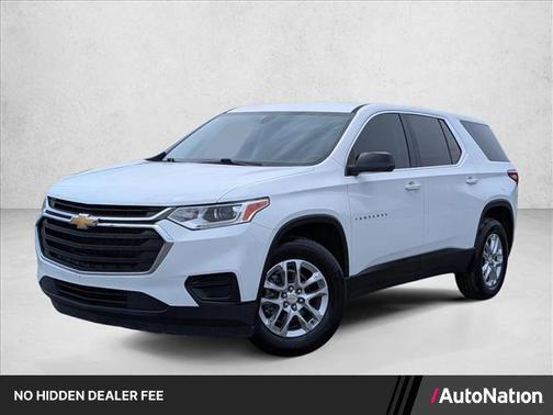Summit White 2021 Chevrolet Traverse LS