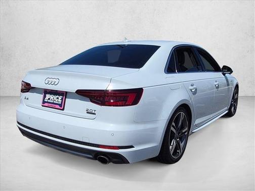 White 2018 Audi A4 2.0T Premium Plus