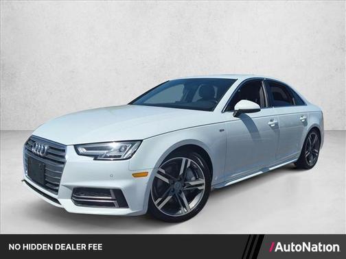White 2018 Audi A4 2.0T Premium Plus